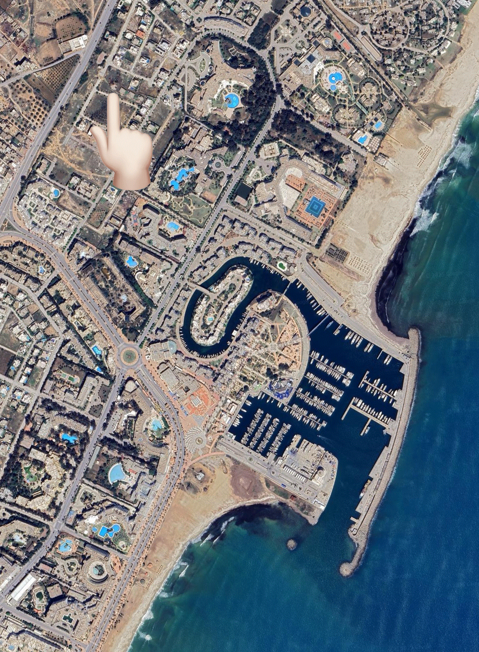 Hammamet Zone Hoteliere Terrain Terrain nu Terrain viabilis  0 minute de yasmine hammamet