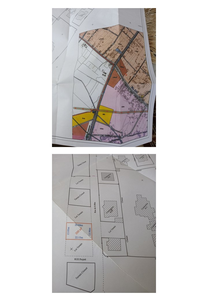 La Soukra Sidi Salah Terrain Terrain nu Terrain clotur de 300 mtres carrs