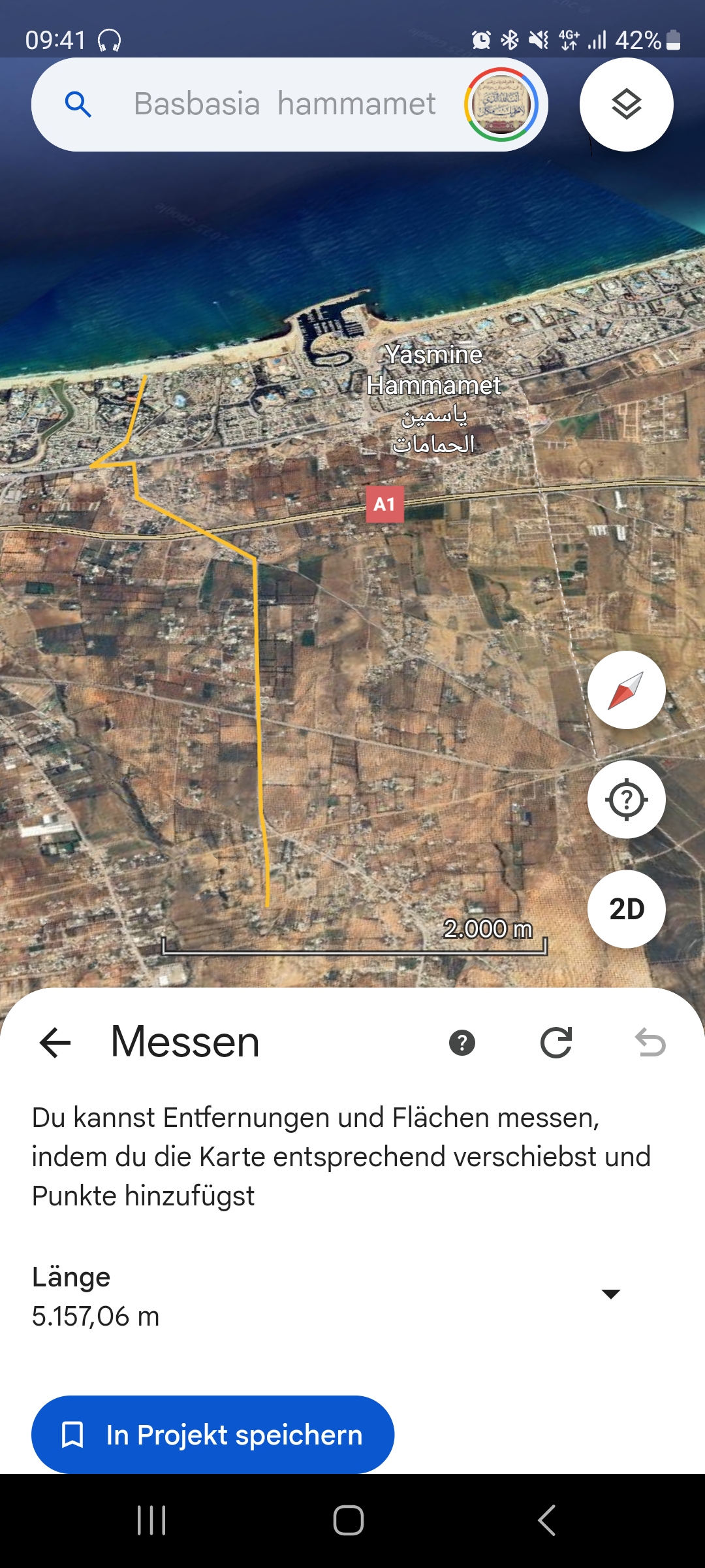 Hammamet Sidi Hmed Terrain Terrain agricole Bleu individuell