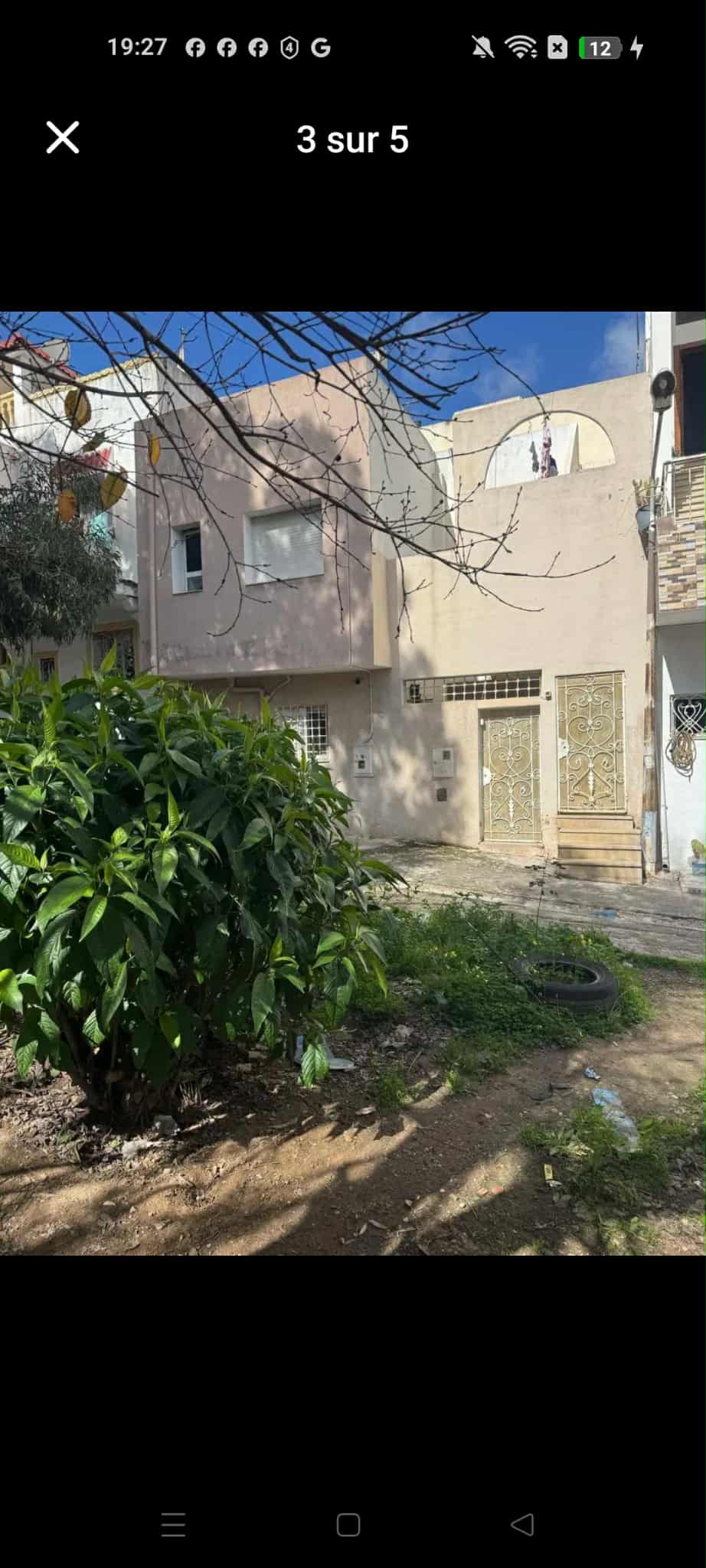 El Omrane Superieur&nbsp;El Omrane Superieur&nbsp;Vente&nbsp;Duplex&nbsp;Deux studios