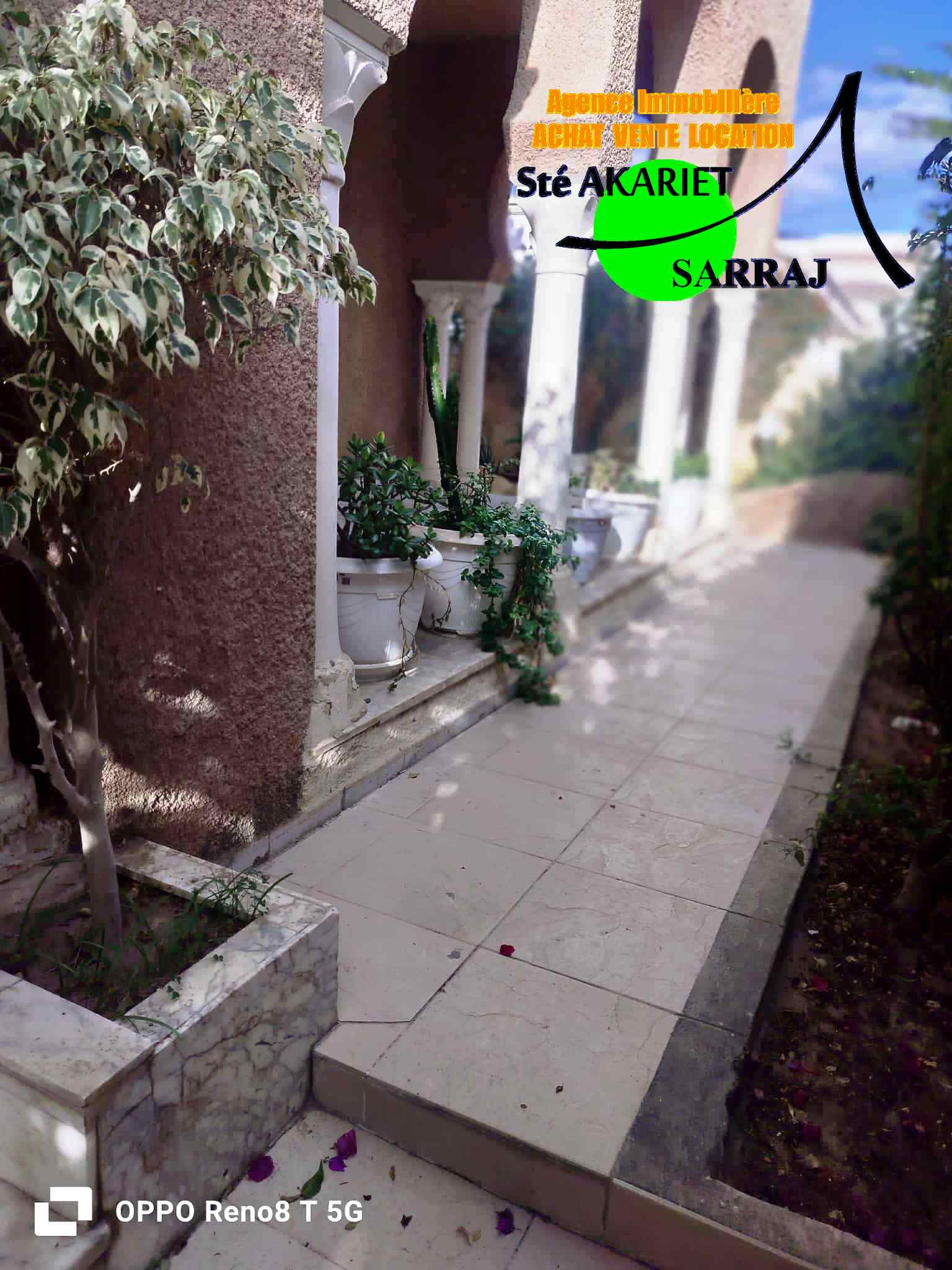 Sousse Jaouhara&nbsp;Sousse Khezama&nbsp;Location&nbsp;Maisons&nbsp;Villa style am�ricain sans meuble � khzema