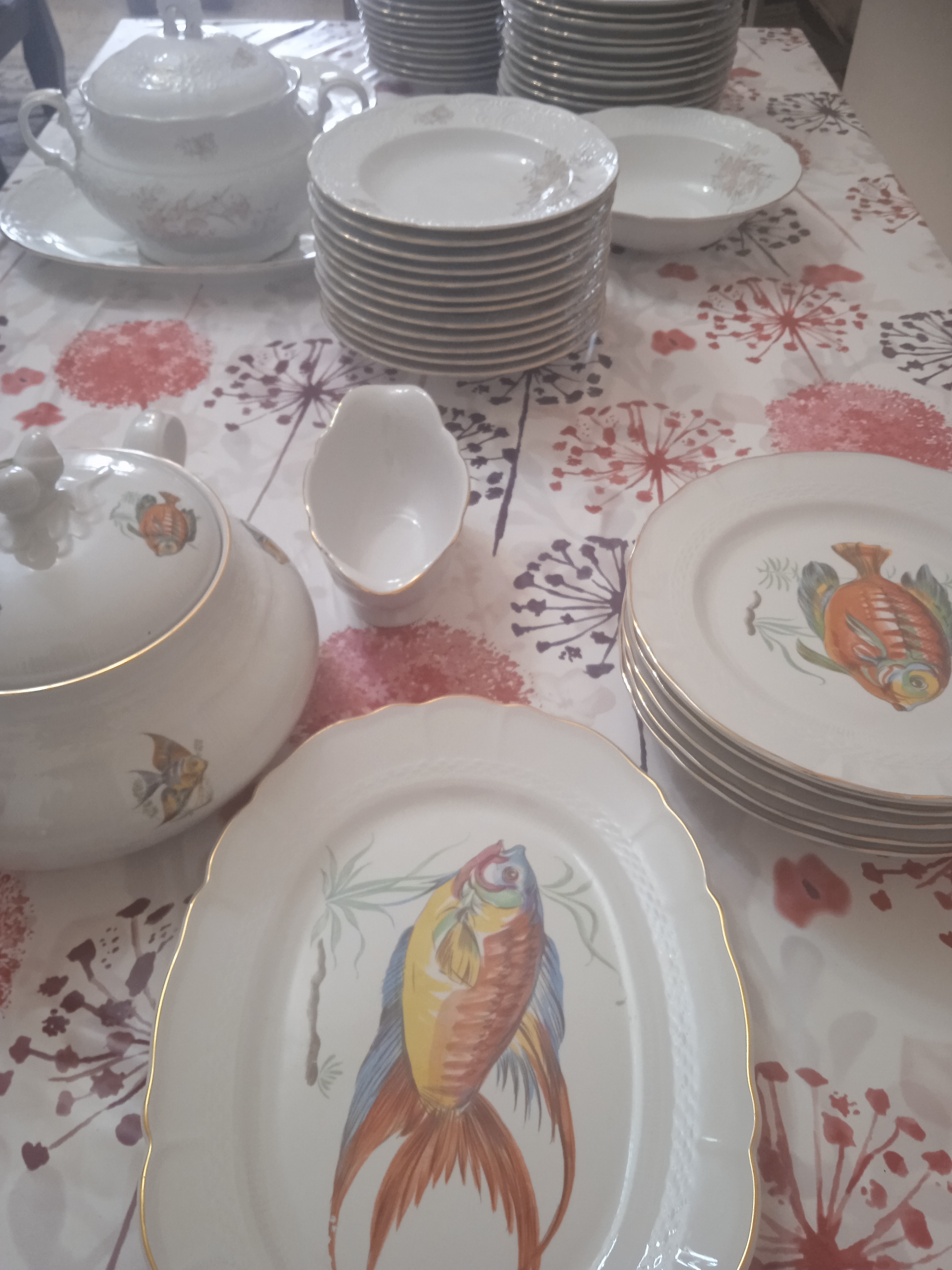 Sidi El Bechir&nbsp;Monfleury&nbsp;Yaourti�re, sorbeti�re .&nbsp;Autre&nbsp;Deux services de table et poissons