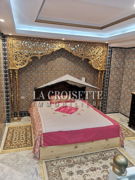 La Marsa&nbsp;Gammart&nbsp;Location&nbsp;Maisons&nbsp;Villa s4 meubl�e avec piscine � gammarth