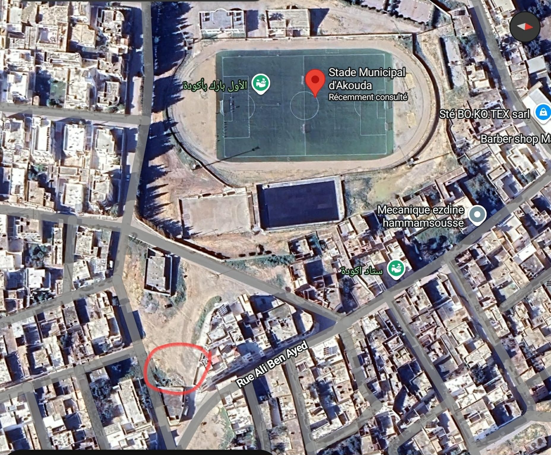 Akouda&nbsp;Akouda&nbsp;Terrain&nbsp;Terrain nu&nbsp;Terrain au centre ville akouda