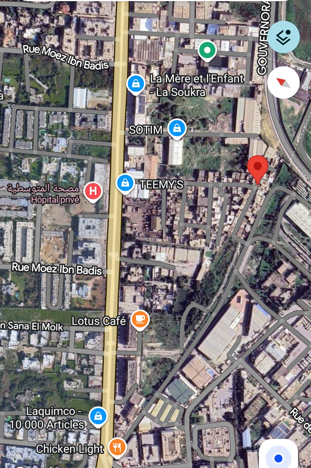 La Soukra&nbsp;La Soukra&nbsp;Vente&nbsp;Duplex&nbsp;Triplex au plein centre de la sokra