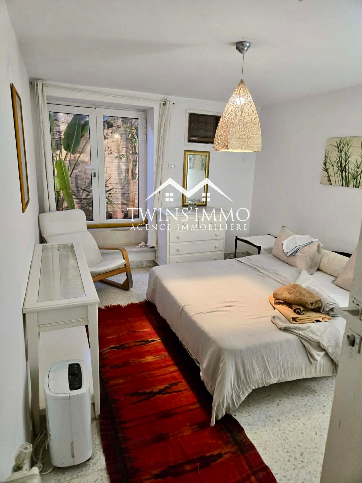 La Marsa&nbsp;Marsa Ennassim&nbsp;Location&nbsp;Appart. 2 pi�ces&nbsp;Rez de chauss�e de villa s2 meubl� � la marsa