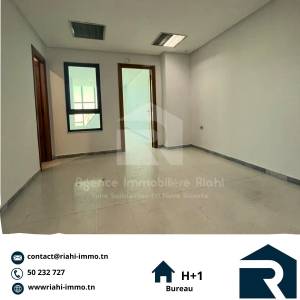 Sousse Jaouhara&nbsp;Sousse Khezama&nbsp;Location&nbsp;Appart. 1 pi�ce&nbsp;   bureau a1 situ  khzema est ref893a