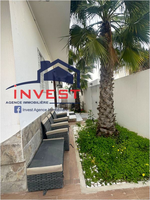 La Marsa&nbsp;Gammart&nbsp;Location&nbsp;Maisons&nbsp;Rez de jardin  avec piscine  � gammarth sup�rieur