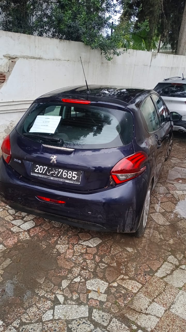 El Menzah&nbsp;Mutuelle Ville&nbsp;Peugeot&nbsp;208&nbsp;Peugeot 208 octobre 2018 premiere main