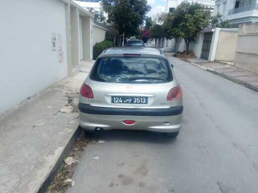 Ariana Ville&nbsp;Ariana&nbsp;Peugeot&nbsp;206&nbsp;Bonne occasion 206