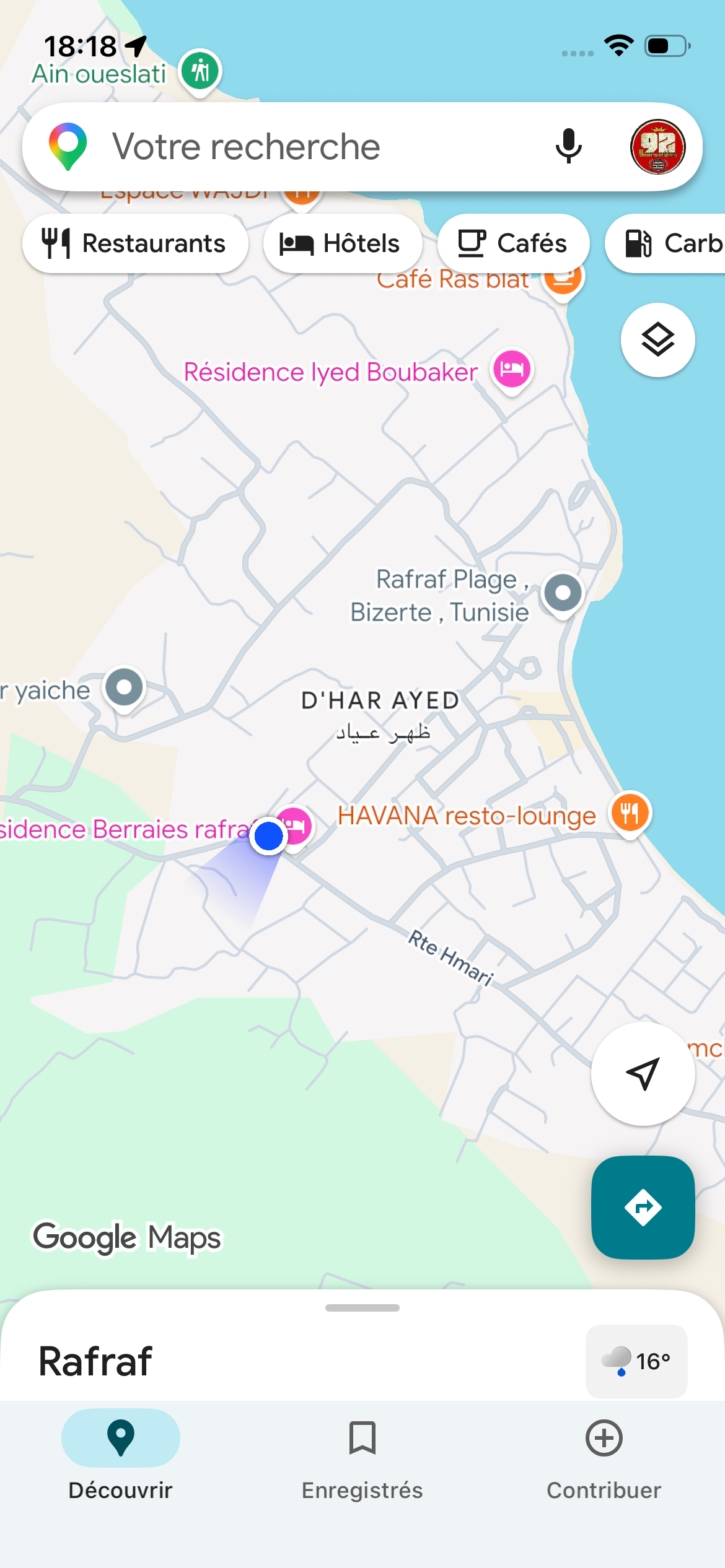 Ras Jebel&nbsp;Rafraf Plage&nbsp;Vente&nbsp;Appart. 2 pi�ces&nbsp;Maison  rafraf plage 7045
