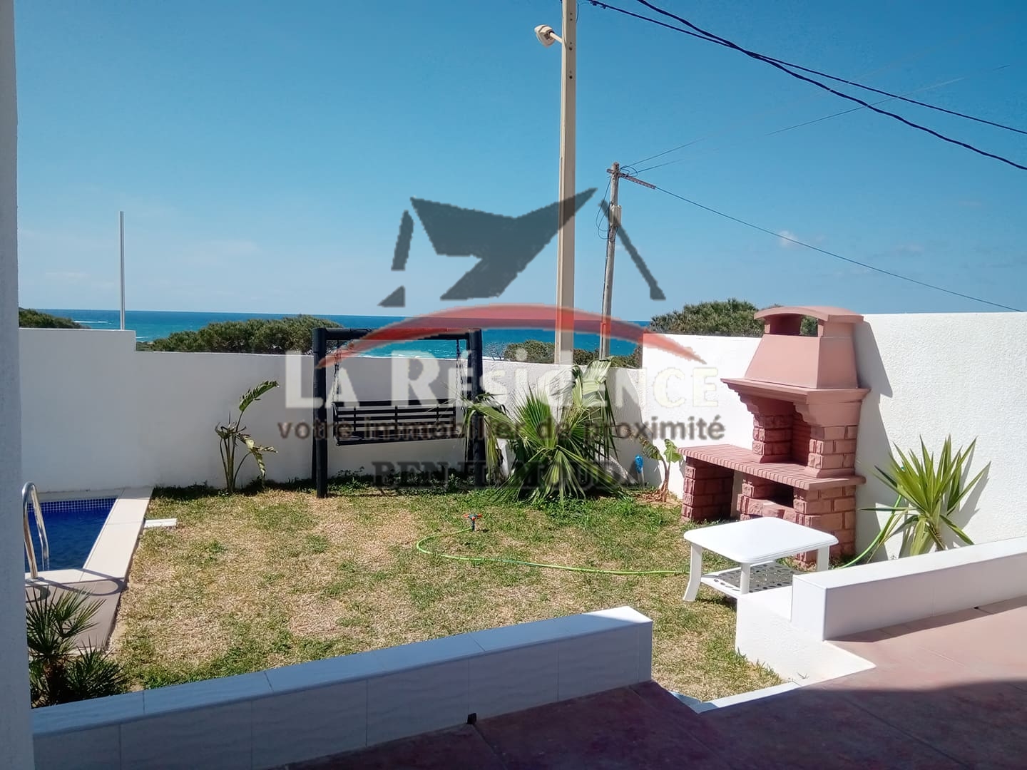 Bizerte Nord&nbsp;Bizerte&nbsp;Location vacances&nbsp;Appart. 3 pi�ces&nbsp;Appartement vue mer avec piscine � bizerte