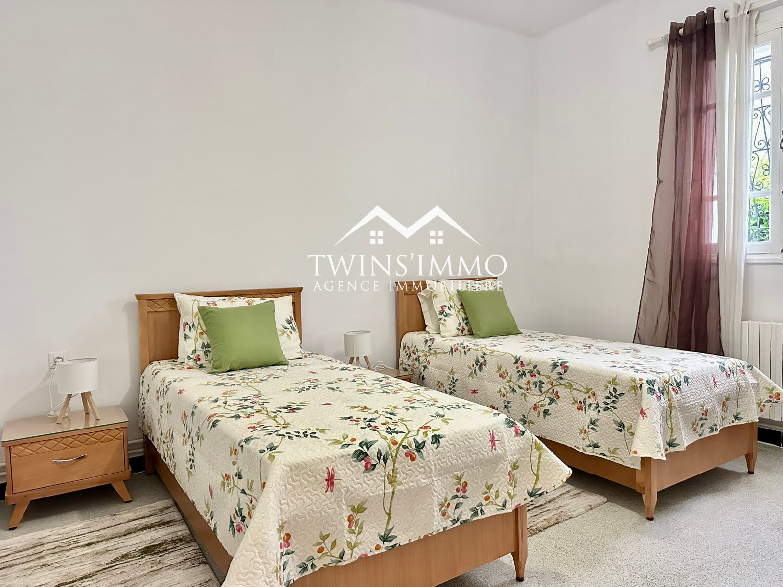 La Marsa&nbsp;Marsa Ennassim&nbsp;Location&nbsp;Appart. 3 pi�ces&nbsp;Rez de chauss�e de villa meubl� � marsa corniche