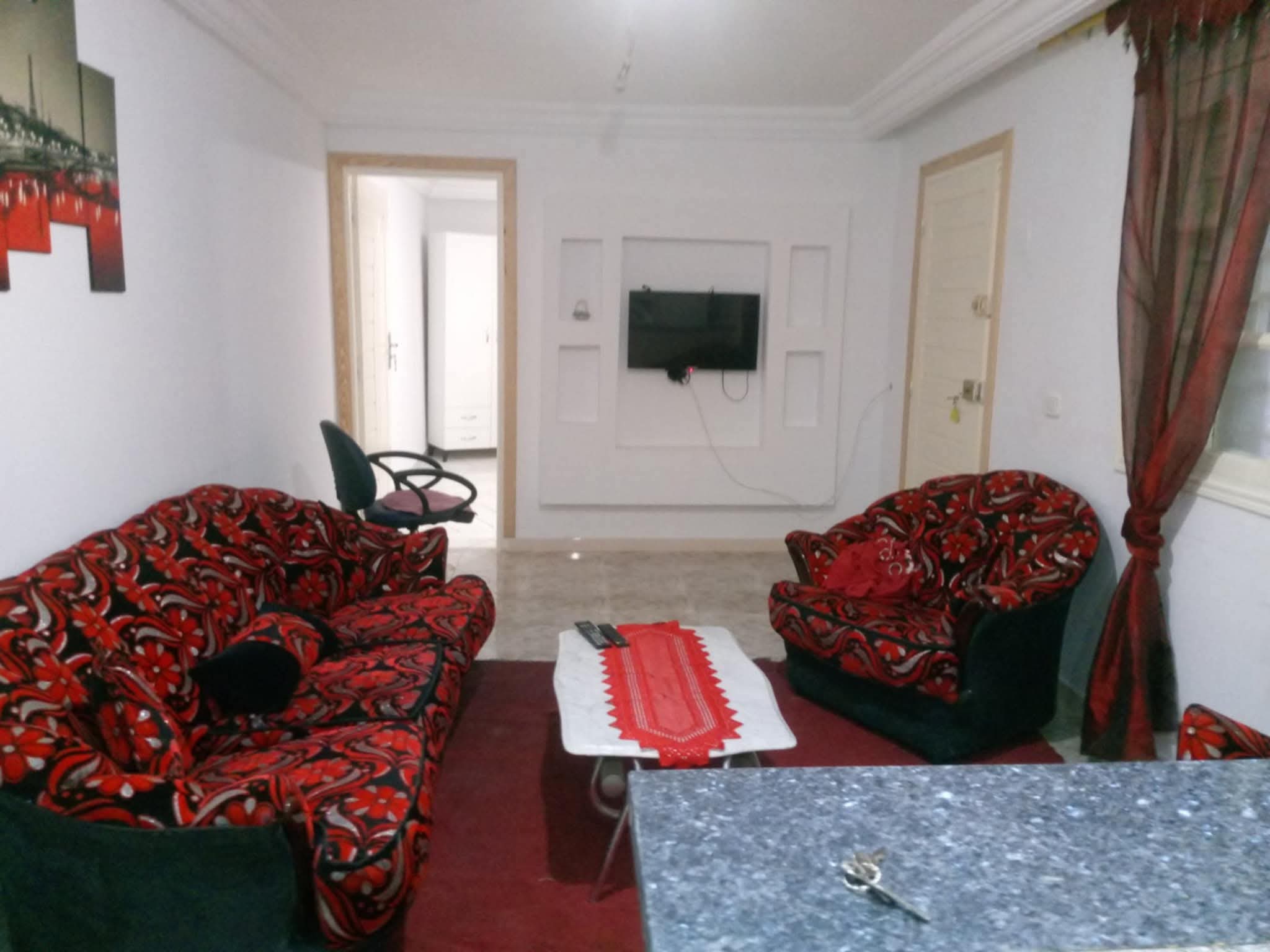 Mnihla&nbsp;Cite Rafaha&nbsp;Location&nbsp;Maisons&nbsp;Rez de chauss�e s1 meubl� a la cite rafaha  wb4389