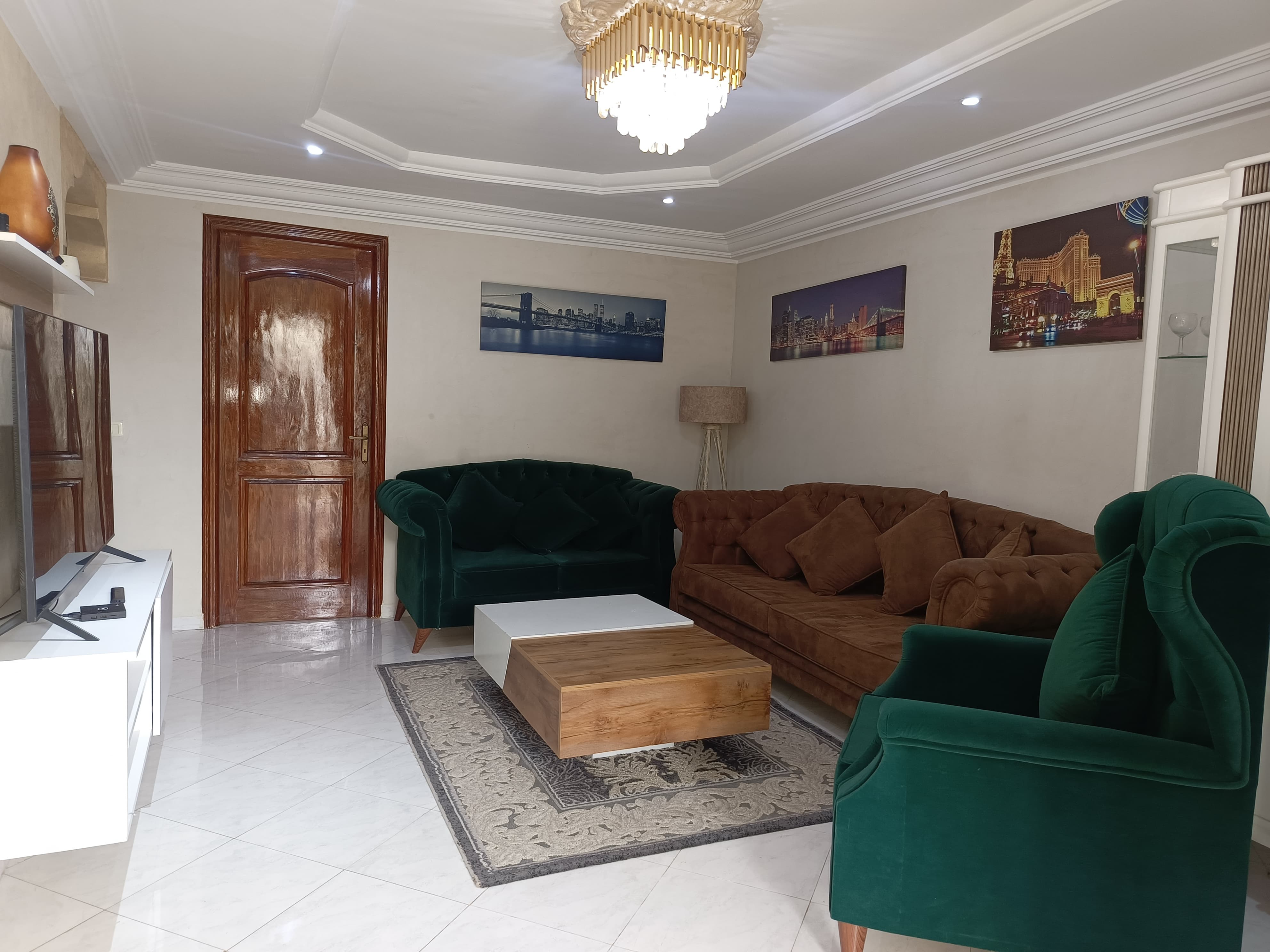 La Marsa&nbsp;Marsa Safsaf&nbsp;Location&nbsp;Appart. 3 pi�ces&nbsp;S2 richement meubl�