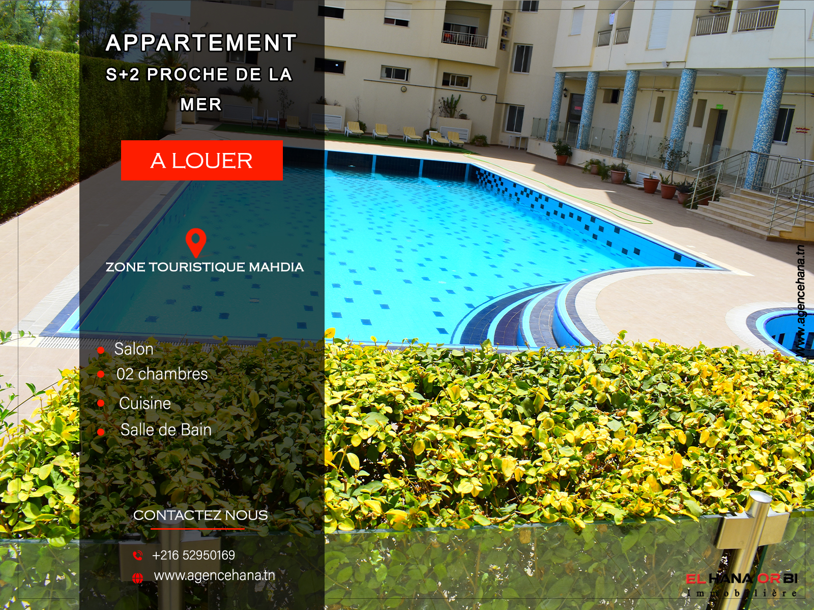 Mahdia&nbsp;Mahdia&nbsp;Location vacances&nbsp;Appart. 2 pi�ces&nbsp;Appartement s2  zone touristique mahdia