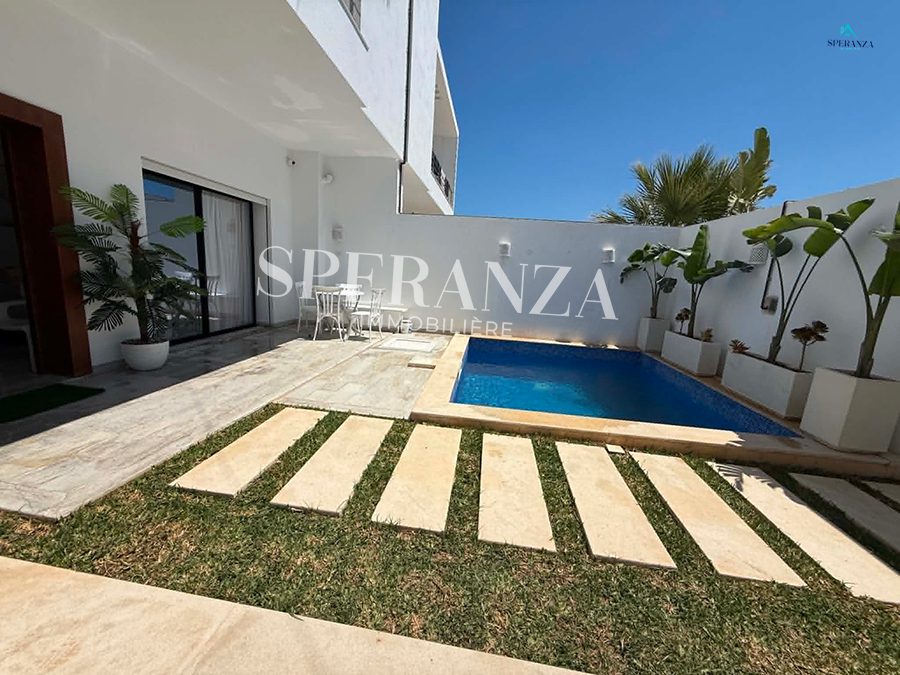 Hammamet&nbsp;Hammamet&nbsp;Location vacances&nbsp;Appart. 4 pi�ces&nbsp;Duplex velora