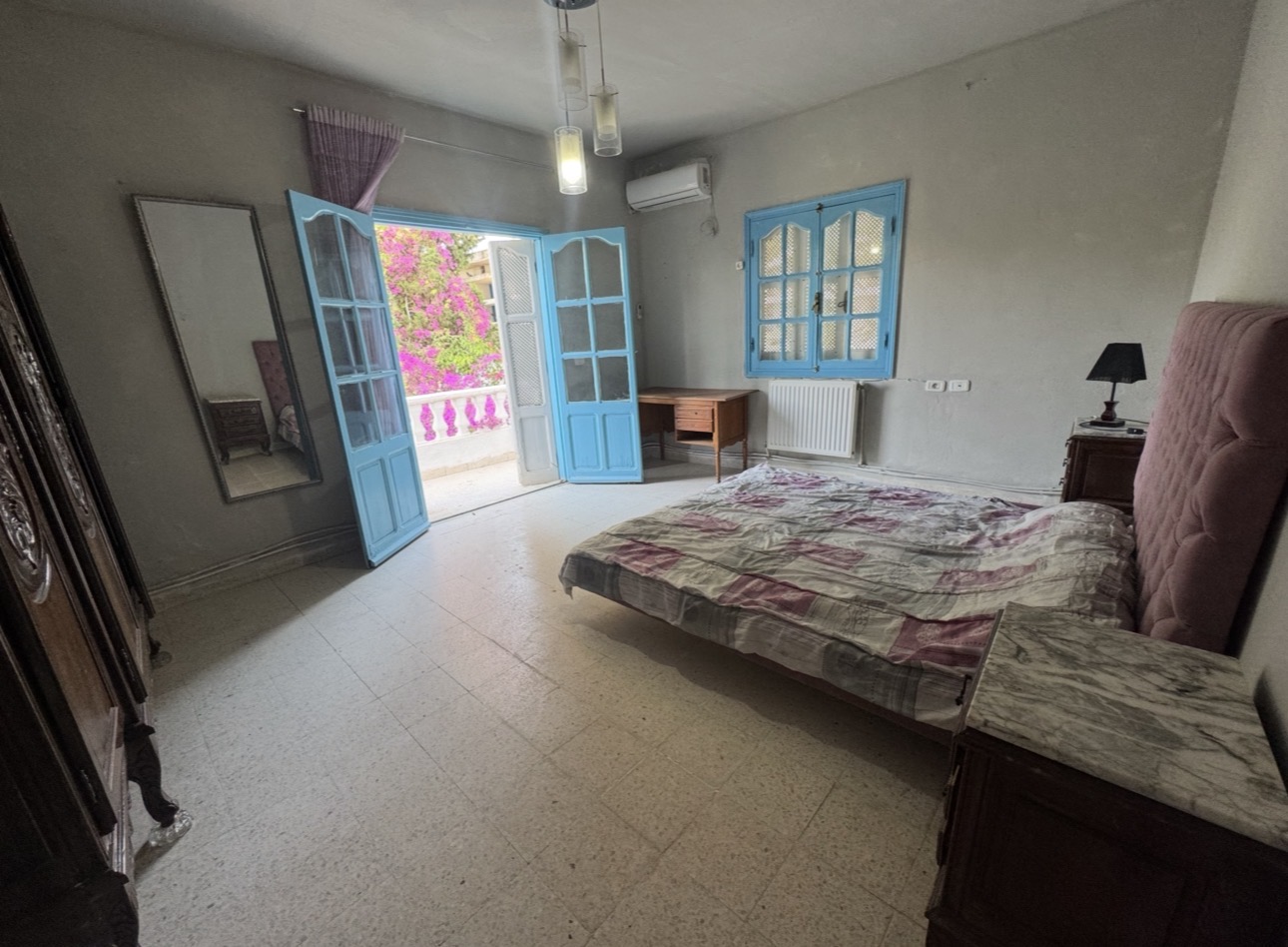 La Marsa&nbsp;Marsa Safsaf&nbsp;Location&nbsp;Maisons&nbsp;Premier �tage meuble au centre de la marsa