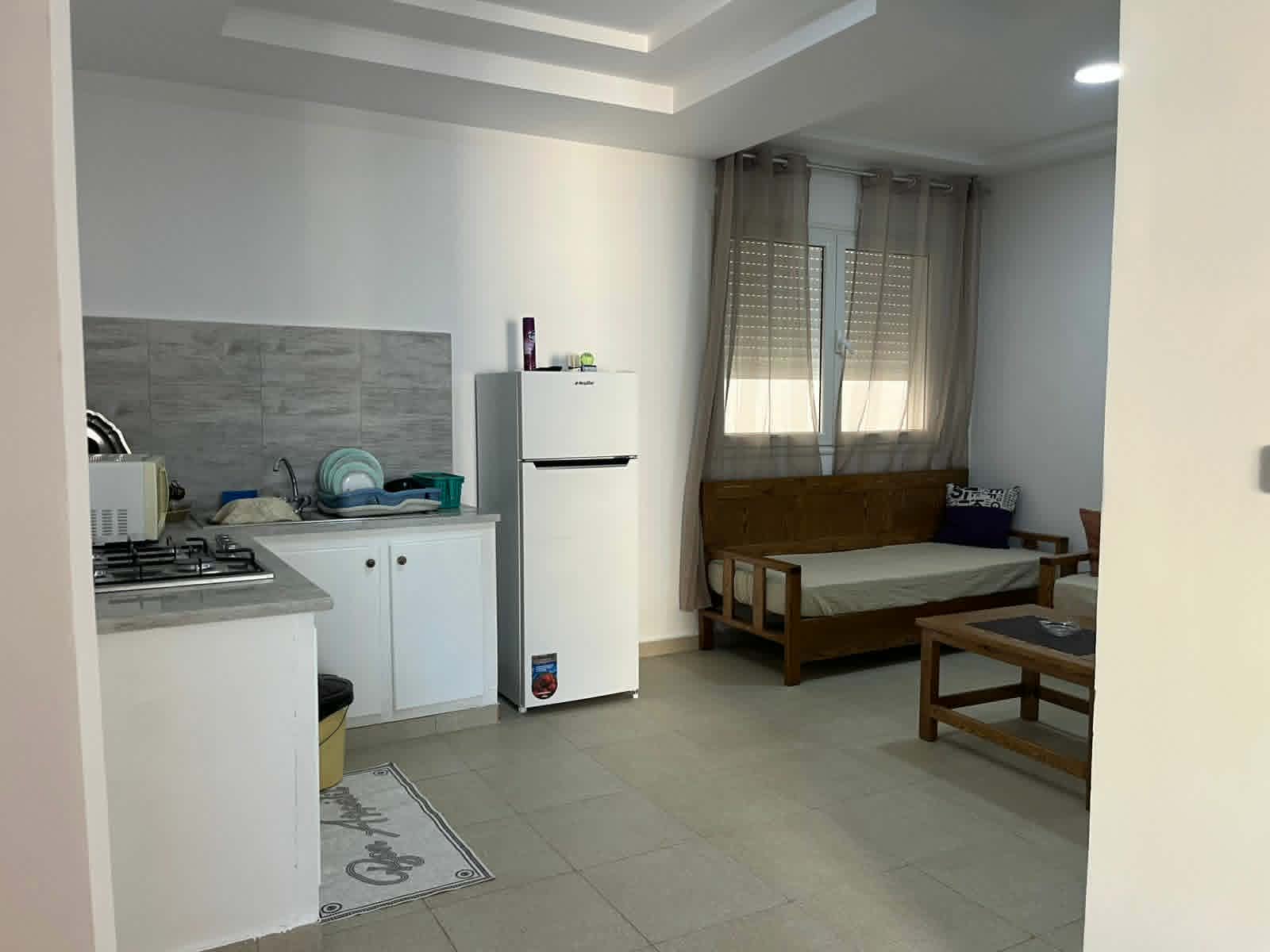 Kelibia&nbsp;Dar Allouche&nbsp;Location vacances&nbsp;Appart. 3 pi�ces&nbsp;Appartement avec piscine 18dt nuit�