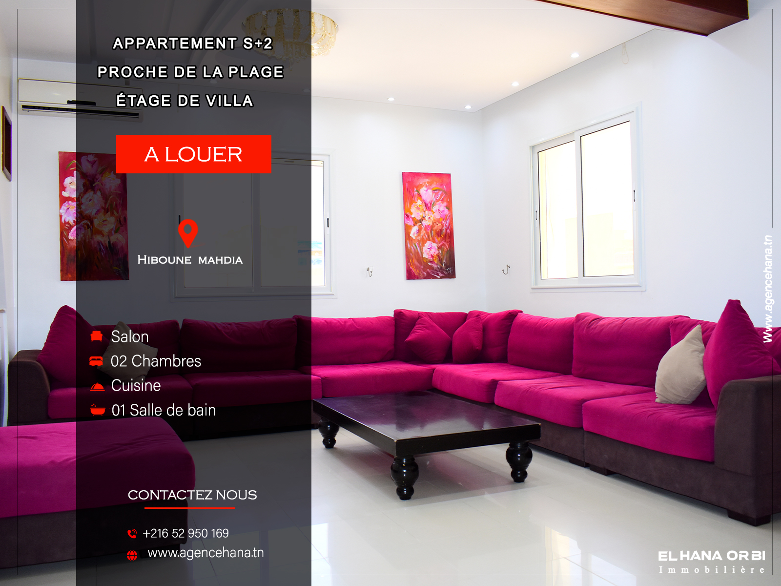 Mahdia&nbsp;Mahdia&nbsp;Location vacances&nbsp;Appart. 2 pi�ces&nbsp;Vacance  villa � cot� h�tel el mahdia