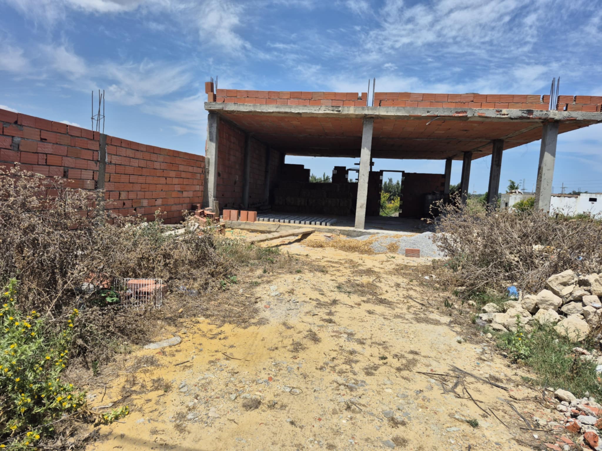 Beni Khalled&nbsp;Bir Drassen&nbsp;Vente&nbsp;Maisons&nbsp;Maison en cours de construction
