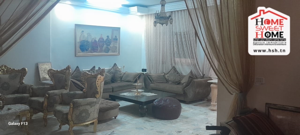 Carthage&nbsp;Salambo&nbsp;Vente&nbsp;Appart. 4 pi�ces&nbsp;Rdc de villa s4 patio � carthage salambo