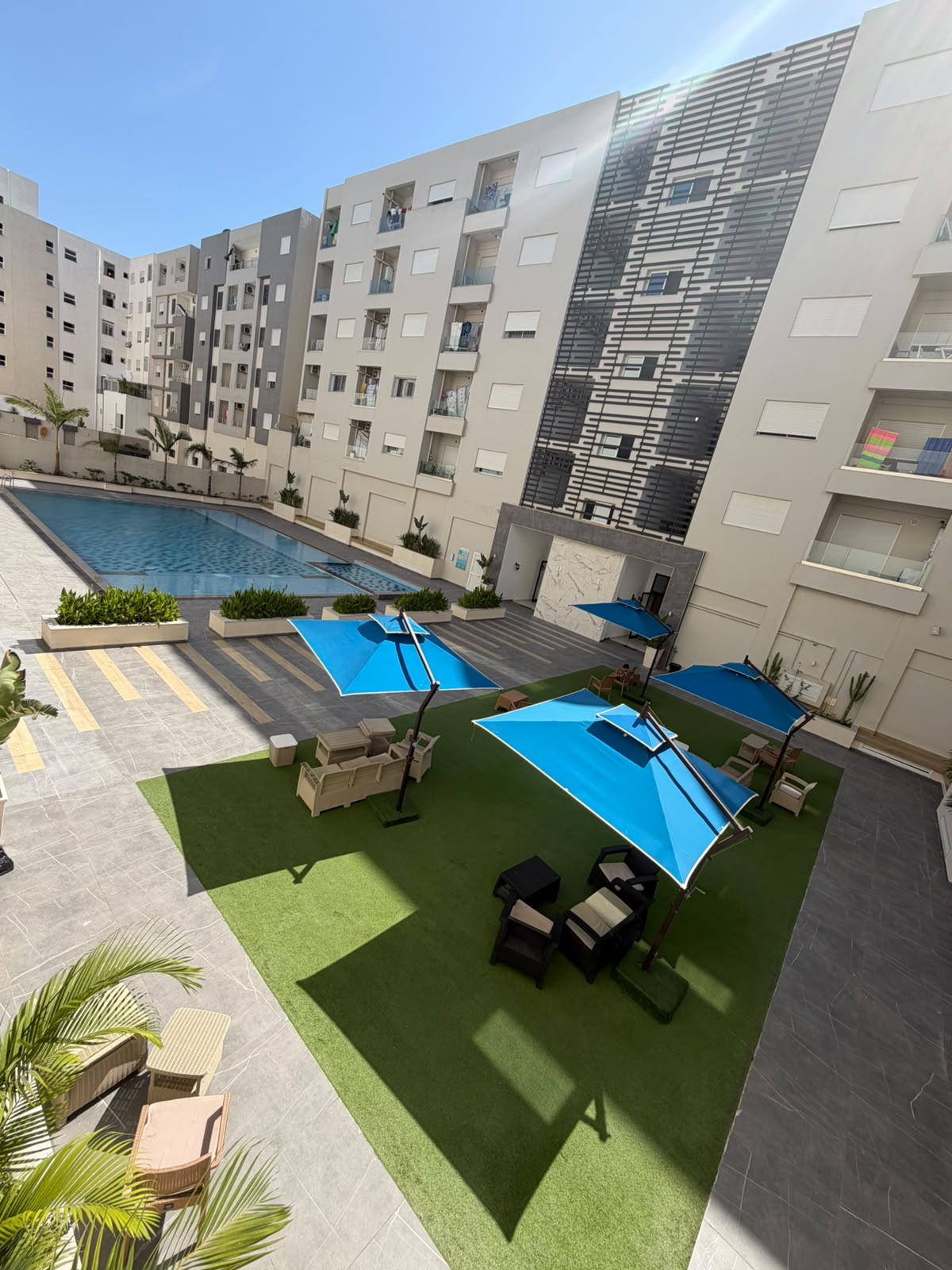 Nabeul&nbsp;Cite Universitaire&nbsp;Location&nbsp;Appart. 2 pi�ces&nbsp;S2 meubl�  afh2 mrazga nabeul 1200 dt mois