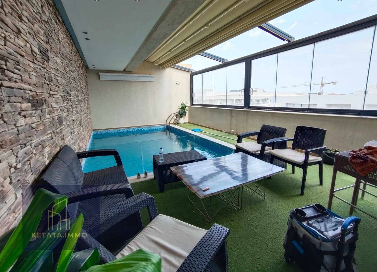 Ain Zaghouan&nbsp;Jardins de Carthage&nbsp;Vente&nbsp;Duplex&nbsp;Jardin de carthage vnt penthouse