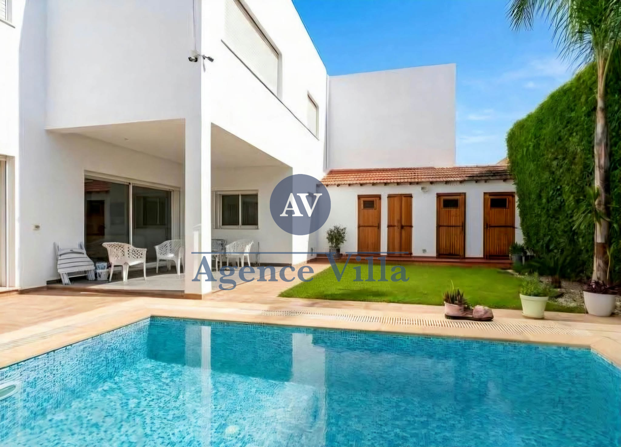 La Soukra&nbsp;La Soukra&nbsp;Location&nbsp;Maisons&nbsp;Magnifique villa s5 avec piscine � la soukra