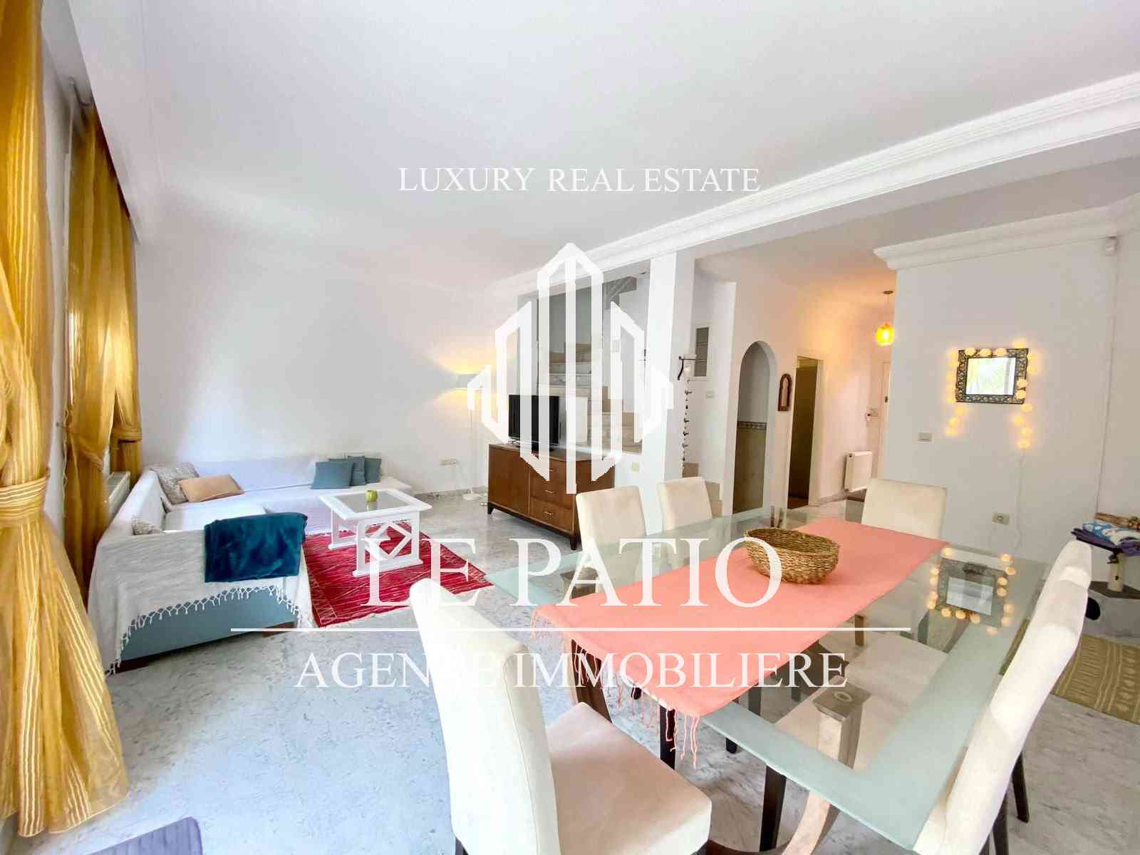 La Marsa&nbsp;Cite Du Stade&nbsp;Location&nbsp;Duplex&nbsp;Duplex s3 meubl� habitation ou usage de bureau