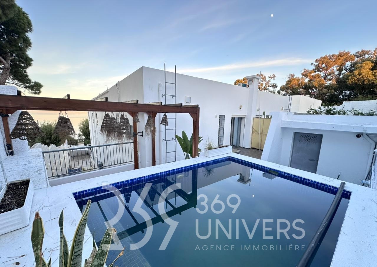 La Marsa&nbsp;Marsa Safsaf&nbsp;Location&nbsp;Appart. 3 pi�ces&nbsp;Appartement avec vue sur mer � la marsa ref ra182
