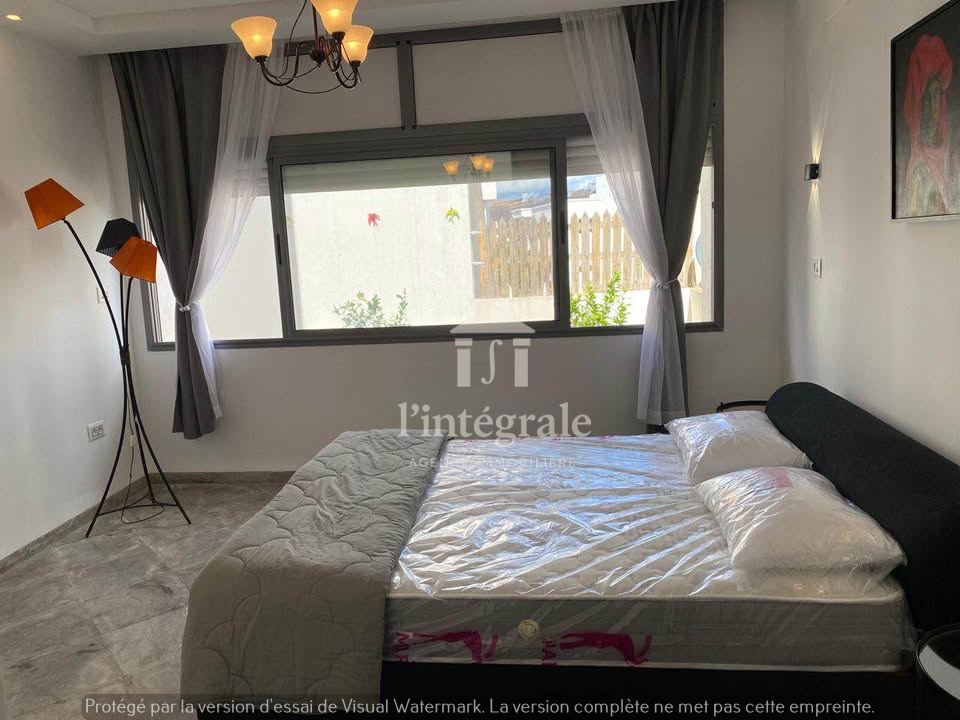 Mnihla&nbsp;Jardins d'el Menzah&nbsp;Location&nbsp;Appart. 2 pi�ces&nbsp;S1 meubl� et avec jardin cit�lfaouz