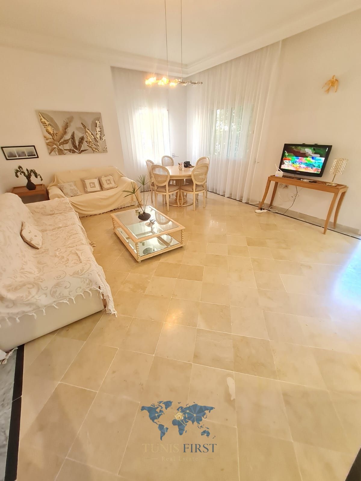 La Marsa&nbsp;Marsa Safsaf&nbsp;Location&nbsp;Appart. 3 pi�ces&nbsp;S2 meubl� � la marsa plage